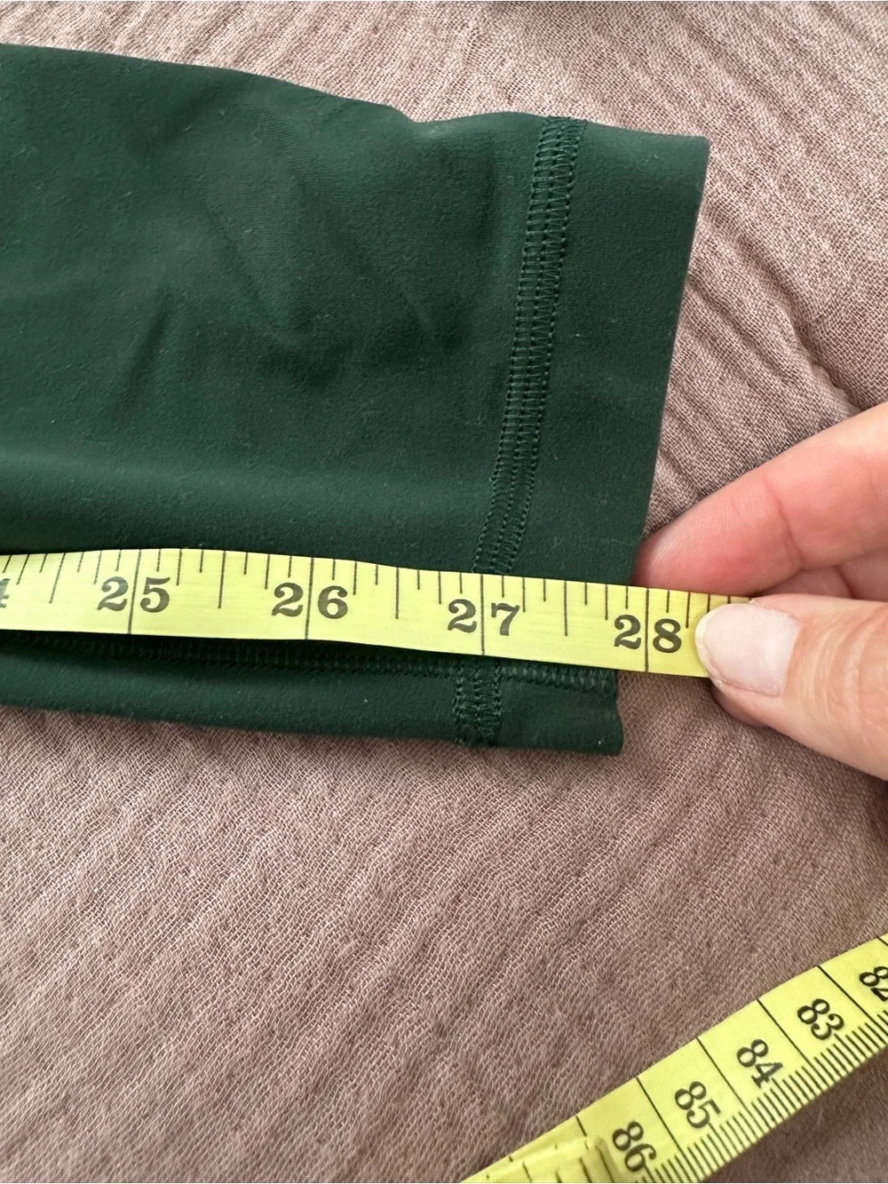Lululemon Align High Rise Leggings Green Size 8 28” Inseam